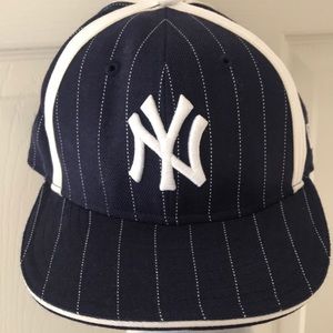 NEW NY Yankees Pinstripe New Era 59 Fifty 6 7/8